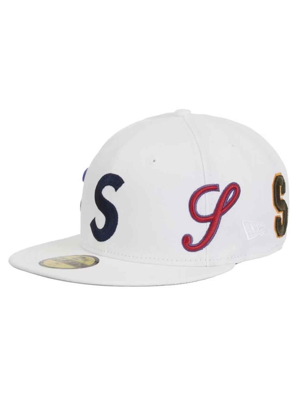 Supreme x New Era 59Fifty Multi- S Logo Fitted Hat 7 1/2